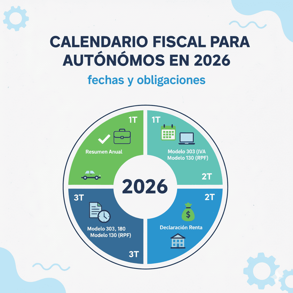 Calendario fiscal para autónomos en 2026: fechas y obligaciones